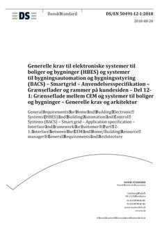 DANSK DS/EN 50491-12-1