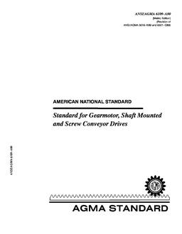 AGMA 6109-A00