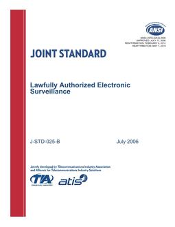 TIA ANSI/J-STD-025-B