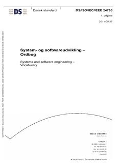 DANSK DS/ISO/IEC/IEEE 24765
