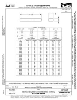 AIA NASM20065