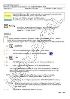 NR NR/SIG/10665/MOD 033 ISSUE 1