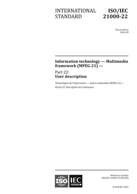 ISO/IEC 21000-22:2022