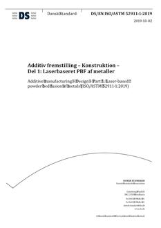 DANSK DS/EN ISO/ASTM 52911-1