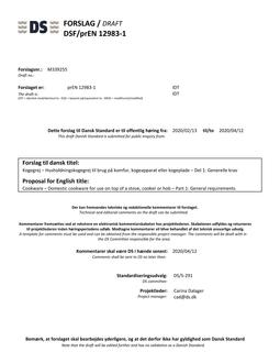 DANSK DSF/PREN 12983-1
