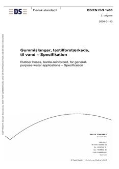 DANSK DS/EN ISO 1403