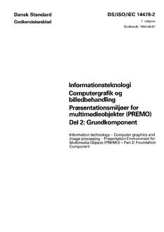 DANSK DS/ISO/IEC 14478-2