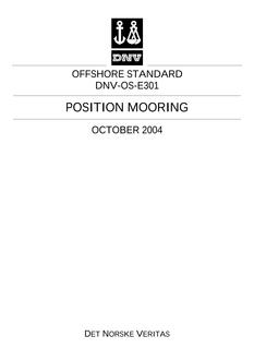 DNV DNV-OS-E301