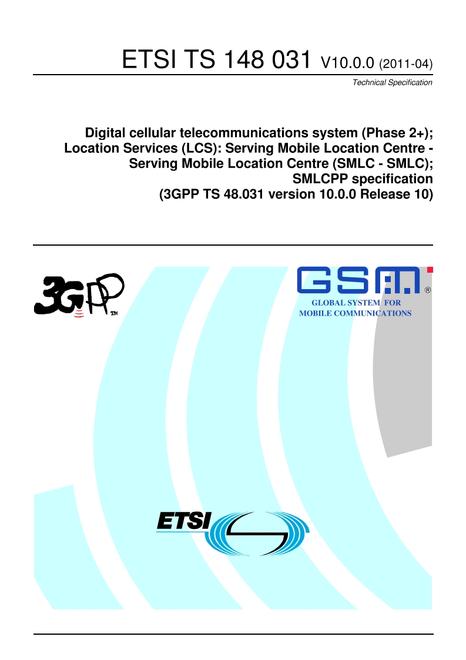 ETSI TS 148 031