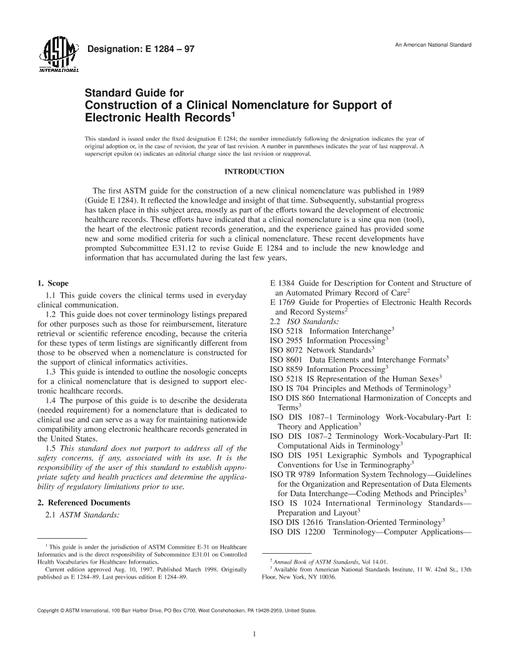 ASTM E1284-97