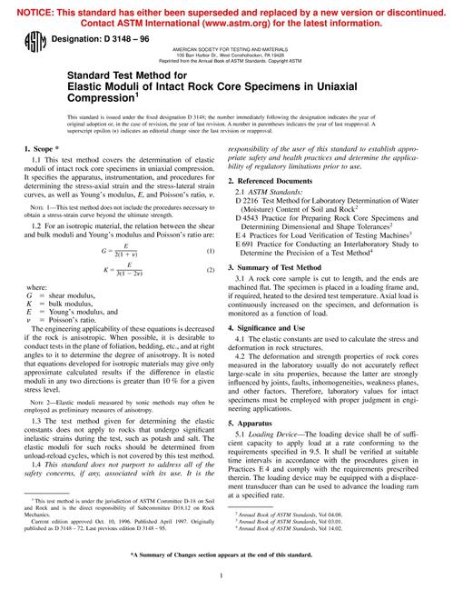 ASTM D3148-96