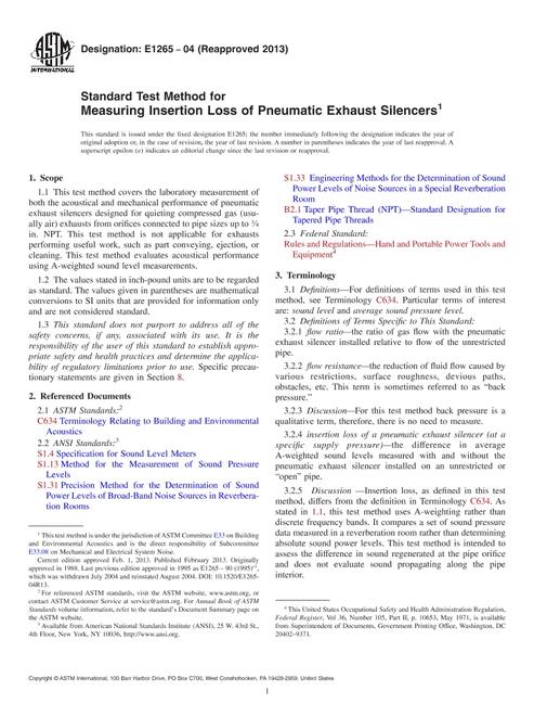 ASTM E1265-04(2013)