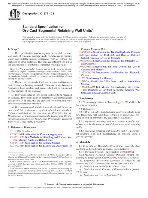 ASTM C1372-23