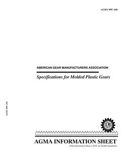 AGMA 909-A06