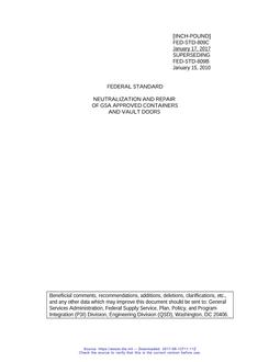 FAS FED-STD-809C