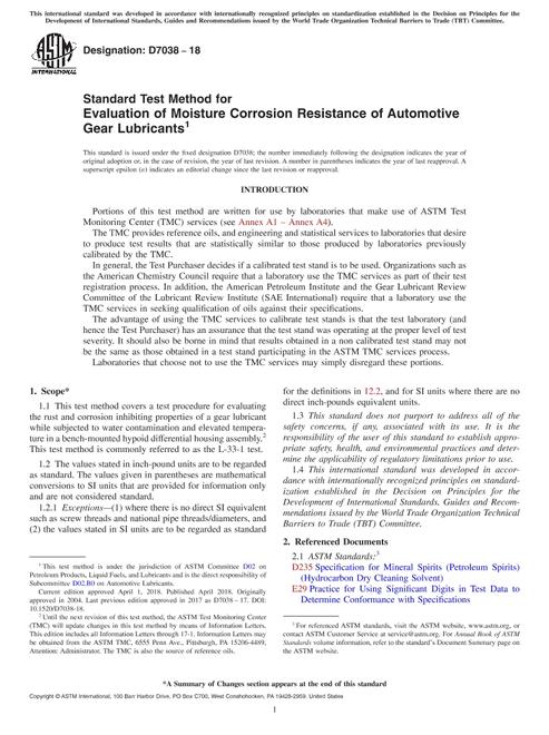 ASTM D7038-18