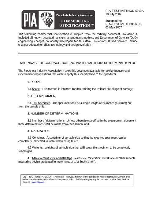 PIA PIA-TEST METHOD-6010A