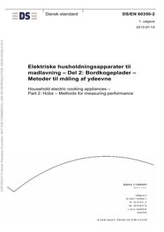DANSK DS/EN 60350-2