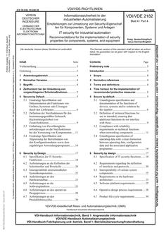 VDI VDI/VDE 2182 BLATT 4