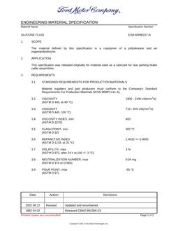 FORD ESA-M99B157-A