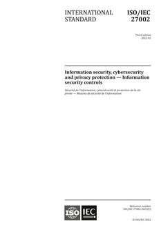 ISO/IEC 27002:2022