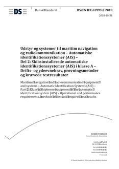 DANSK DS/EN IEC 61993-2
