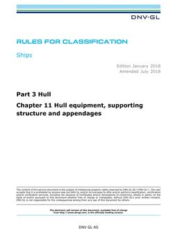 DNV DNVGL-RU-SHIPS PART 3 CHAPTER 11