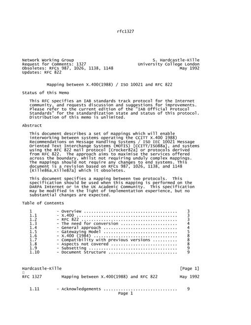 IETF RFC 1327