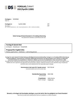 DANSK DSF/FPREN 12081