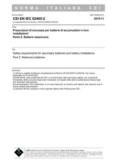 CEI EN IEC 62485-2