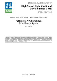 DNV DNV-RU-HSLC PART 6 CHAPTER 3
