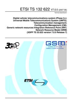 ETSI TS 132 622