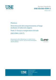 AENOR UNE-EN ISO 4589-3