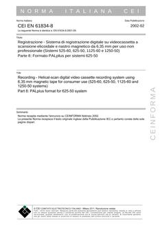 CEI EN 61834-8