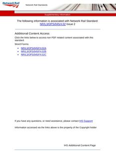 NR NR/L3/OPS/045/4.02 ISSUE 2