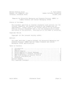 IETF RFC 3922