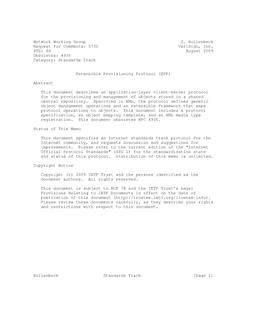 IETF RFC 5730