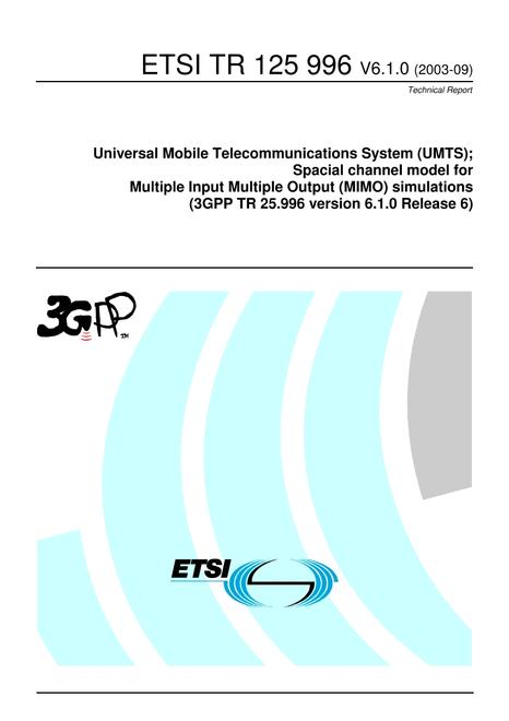 ETSI TR 125 996