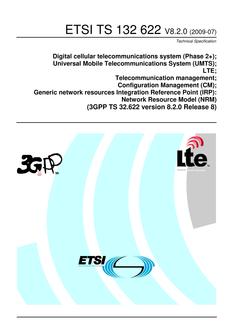 ETSI TS 132 622
