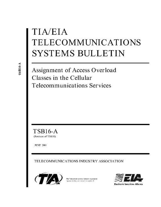 TIA TSB-16-A