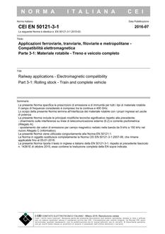 CEI EN 50121-3-1
