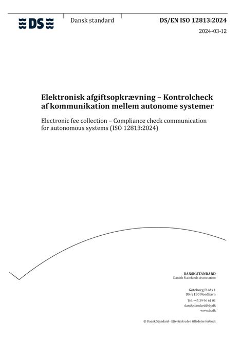 DANSK DS/EN ISO 12813