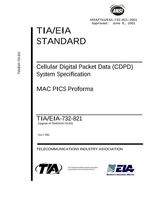 TIA ANSI/TIA/EIA-732-821