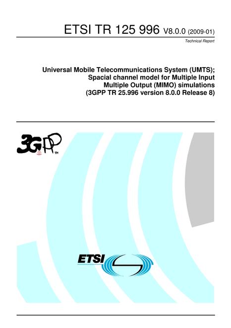 ETSI TR 125 996