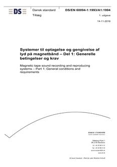 DANSK DS/EN 60094-1/A1