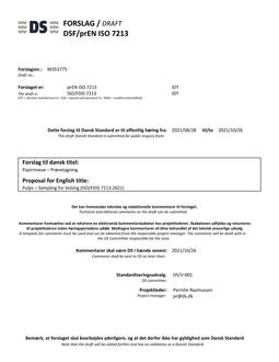 DANSK DSF/PREN ISO 7213