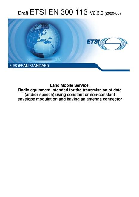 ETSI EN 300 113