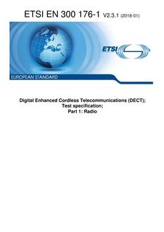 ETSI EN 300 176-1