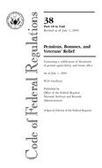 CFR 38CFR 18-END