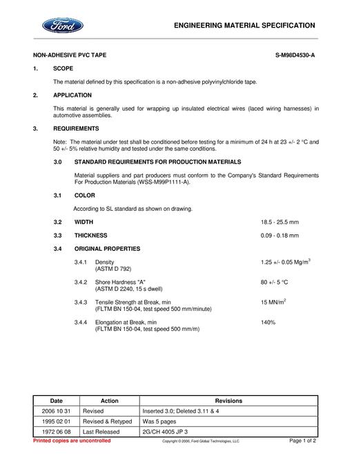 FORD S-M98D4530-A